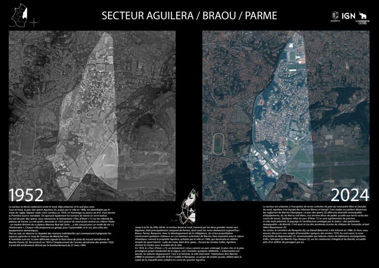 Biarritz - evolution territoire - exposition - Aguilera Braou Parme - urbanisme - IGN - Le pachyderme culturel