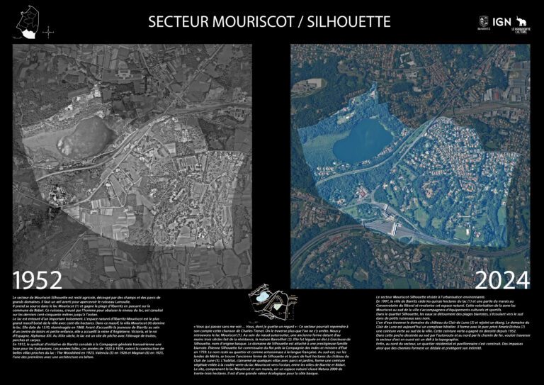 Biarritz - evolution territoire - exposition - Mouriscot Silhouette- urbanisme - IGN - Le pachyderme culturel