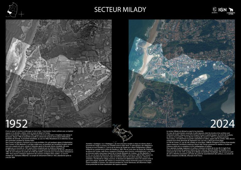 Biarritz - evolution territoire - exposition - Milady - urbanisme - IGN - Le pachyderme culturel