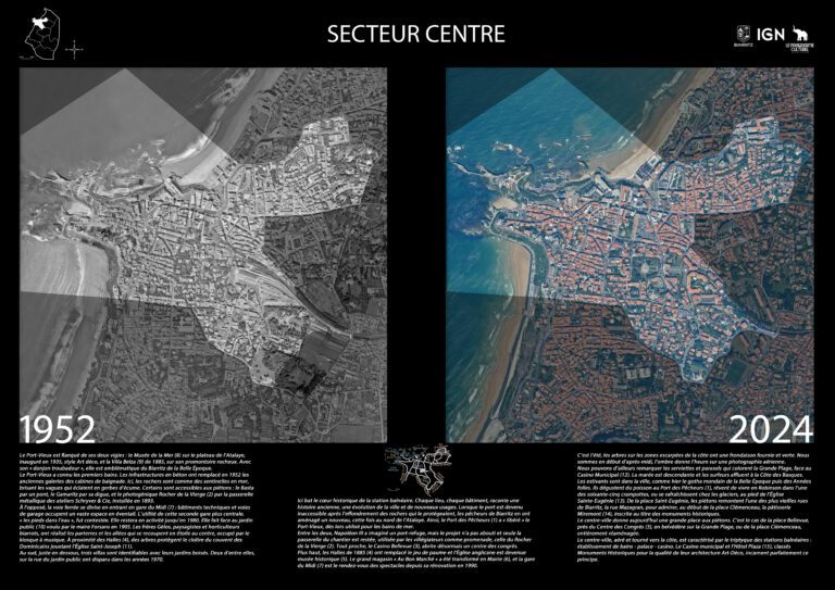Biarritz - evolution territoire - exposition - centre- urbanisme - IGN - Le pachyderme culturel
